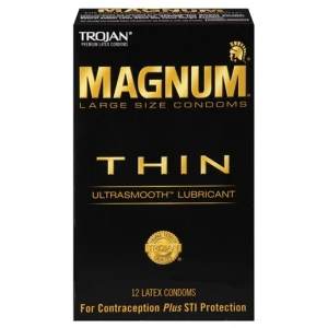 Trojan Magnum Thin - 12 Pack