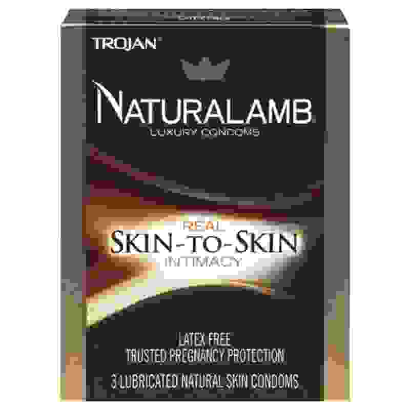 Trojan Naturalamb Luxury Condoms - 3 Pack