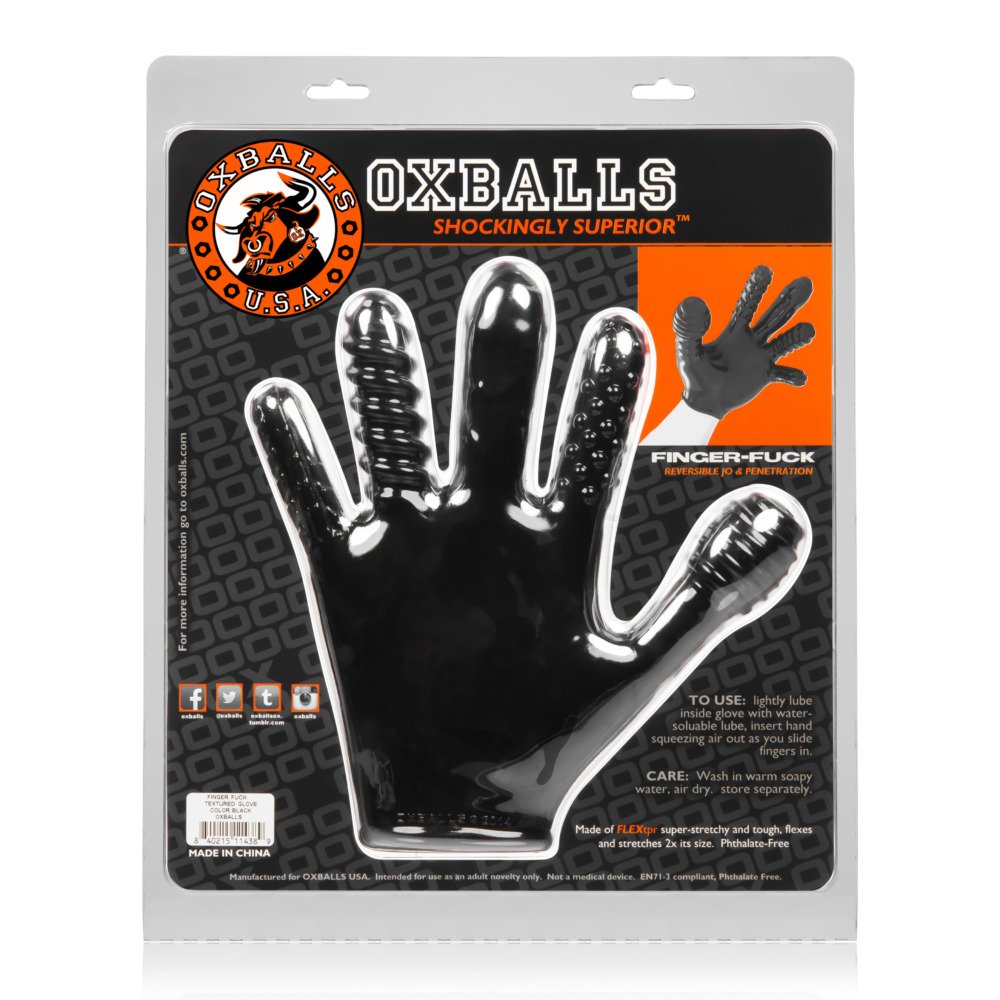 Finger- Fuck Reversible Jo & Penetration Toy - Black - Image 4