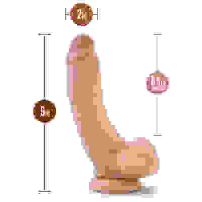 Dr. Skin - Mr. Mayor - 9 Inch Dildo With Balls -  Beige