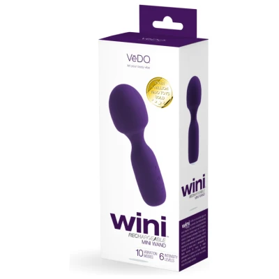 Wini Rechargeable Mini Wand - Purple