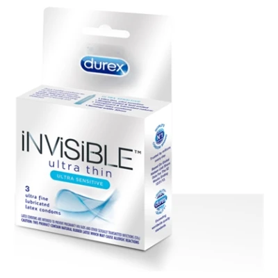 Durex Invisible 3 Pack