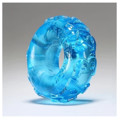 Jelly Bean Cockring Atomic Jock - Ice Blue
