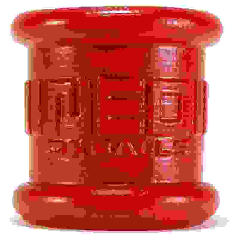 Neo 2 Inch Tall Ball Stretcher Squishy  Silicone - Red