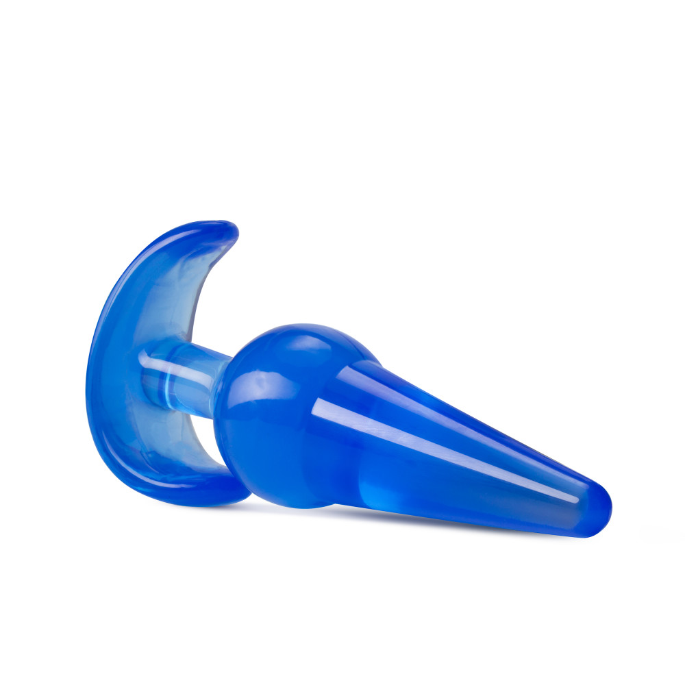 B Yours - Large Anal Plug - Blue - Image 4