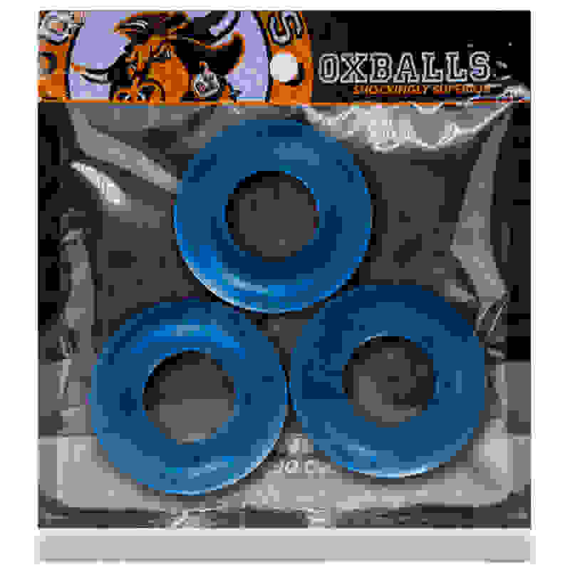 Fat Willy 3-Pack Jumbo C-Rings - Space Blue