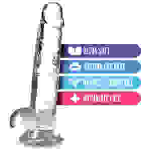 Naturally Yours - 7 Inch Crystalline Dildo -  Diamond