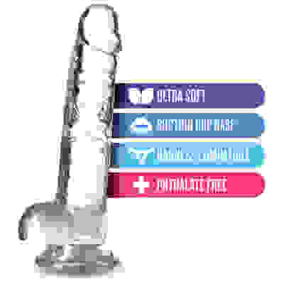 Naturally Yours - 7 Inch Crystalline Dildo -  Diamond