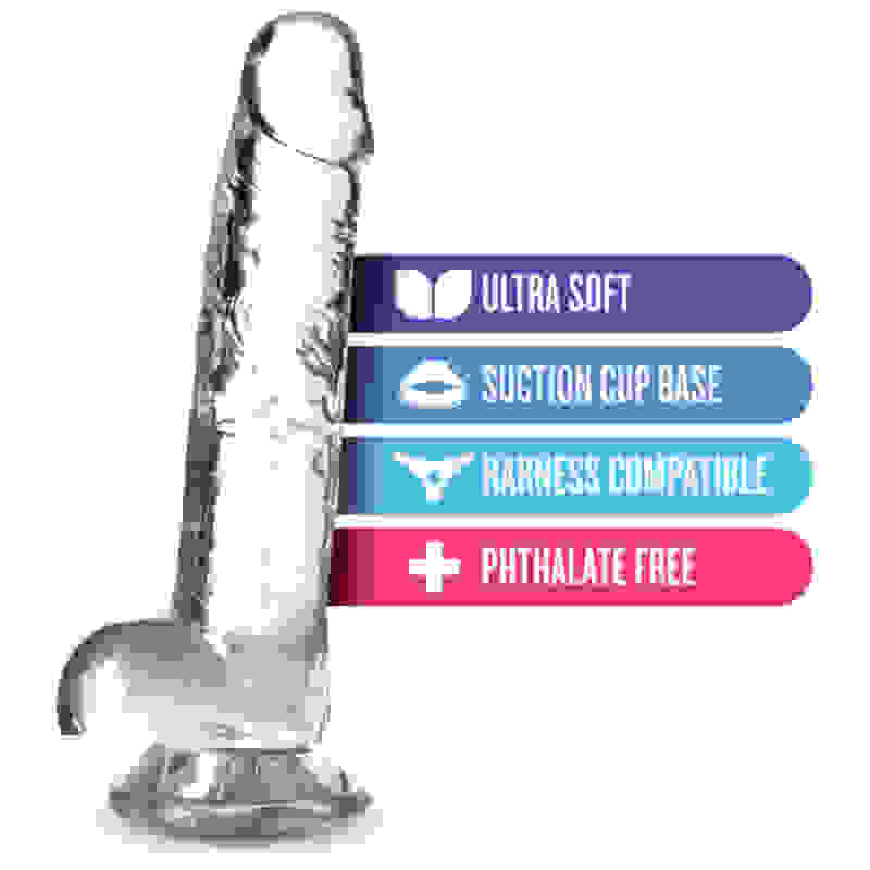 Naturally Yours - 7 Inch Crystalline Dildo -  Diamond
