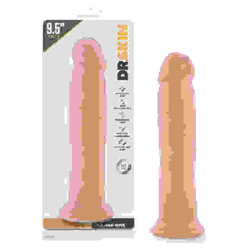 Dr. Skin - 9.5 Inch Cock - Vanilla