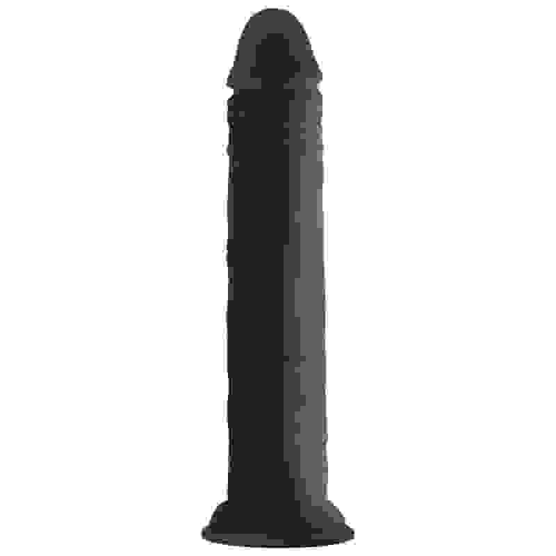 Shaft - Model J 9.5 Inch Liquid Silicone Dong -  Mahogany