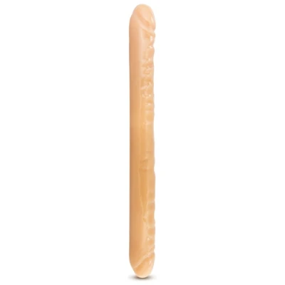 B Yours 18 Inch Double Dildo - Beige