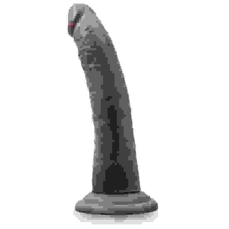 Dr. Skin Glide 7.5 Inch Self Lubricating Dildo -  Chocolate -