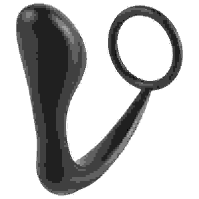 Anal Fantasy Collection Ass Gasm Cockring Plug - Black