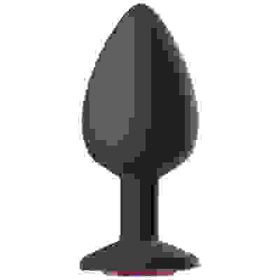 Cloud 9 Novelties Gems Jeweled Silicone Anal Plug  - Large