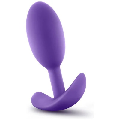 Luxe - Wearable Vibra Slim Plug - Medium - Purple