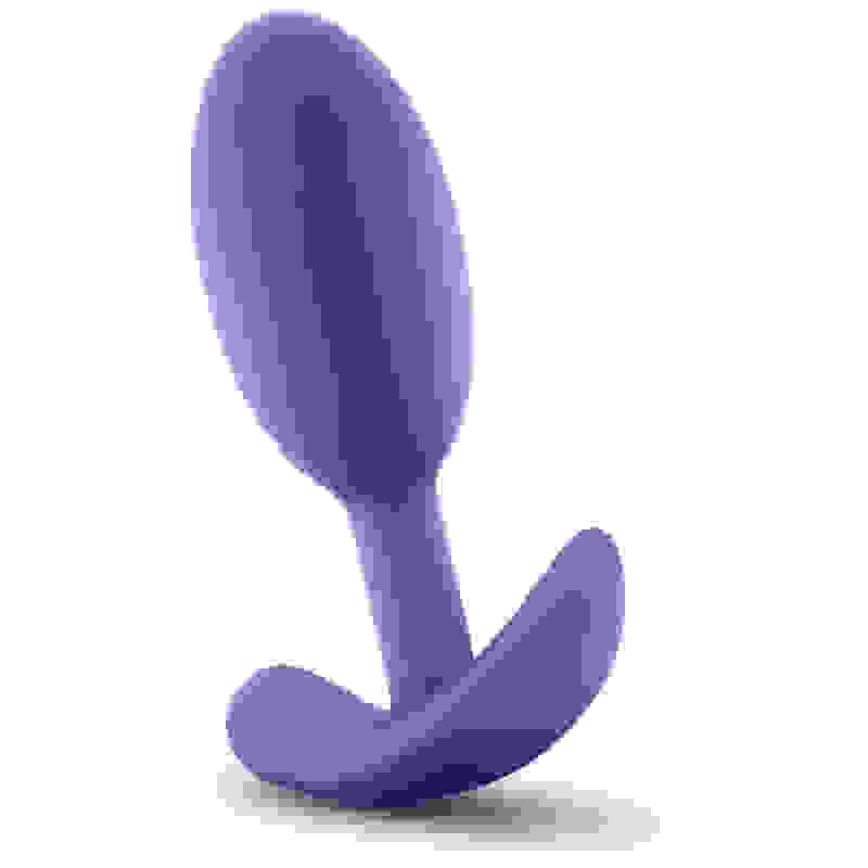 Luxe - Wearable Vibra Slim Plug - Medium - Purple