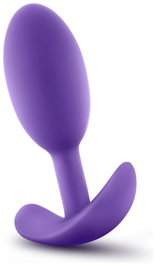 Luxe - Wearable Vibra Slim Plug - Medium - Purple