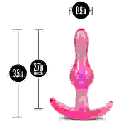 B Yours - Curvy Anal Plug - Pink