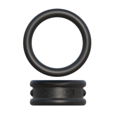 Fantasy C-Ringz Max Width Silicone Rings - Black