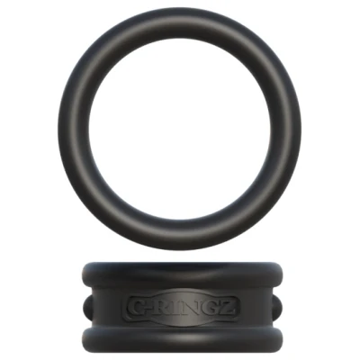 Fantasy C-Ringz Max Width Silicone Rings - Black