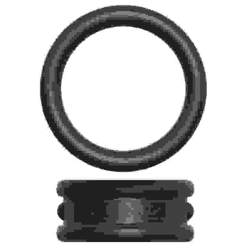 Fantasy C-Ringz Max Width Silicone Rings - Black