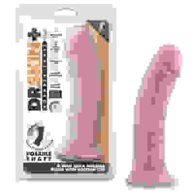 Dr. Skin Plus - 8 Inch Thick Posable Dildo - Vanilla
