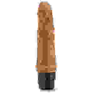 Dr. Skin - Cock Vibe 3 - 7.25 Inch Vibrating Cock - Mocha