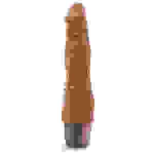 Dr. Skin - Cock Vibe 4 - 8 Inch Vibrating Cock - Mocha