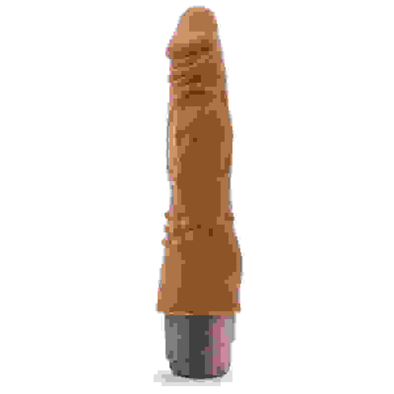 Dr. Skin - Cock Vibe 4 - 8 Inch Vibrating Cock - Mocha