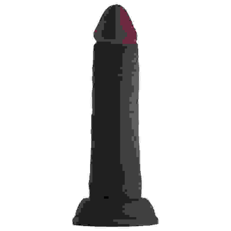 Shaft - Model J 6.5 Inch Liquid Silicone Dong - Mahogany