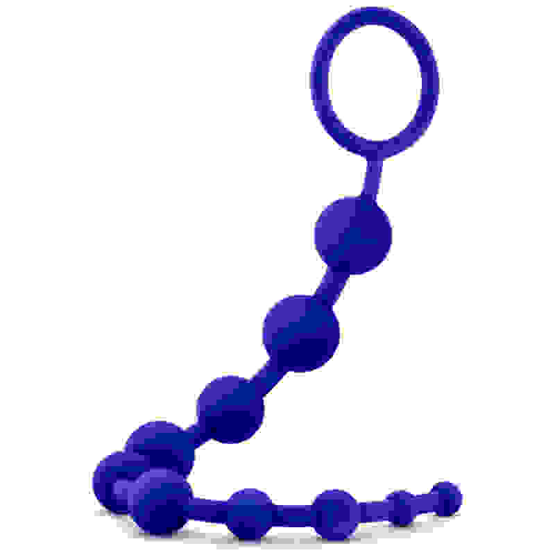 Luxe Silicone 10 Beads - Indigo