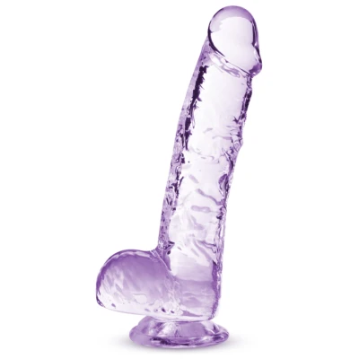 Naturally Yours - 6 Inch Crystalline Dildo - Amethyst