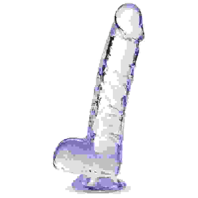 Naturally Yours - 6 Inch Crystalline Dildo -  Amethyst