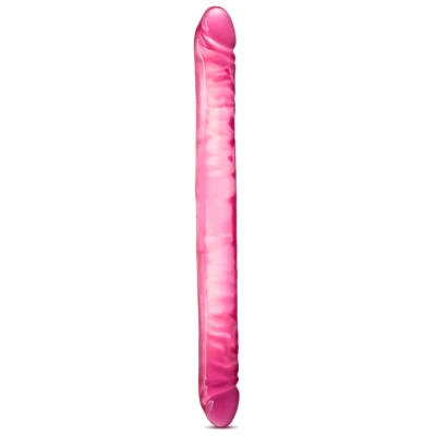 B Yours 18 Inch Double Dildo - Pink
