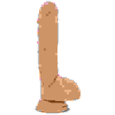 Au Naturel - Big Billy - 9 Inch Dildo - Mocha