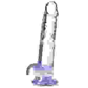 Naturally Yours - 7 Inch Crystalline Dildo -  Amethhyst