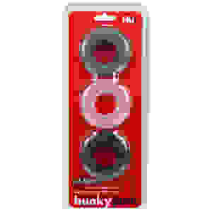Hunkyjunk Huj3 C-Ring 3 Pk - Tar / Multi
