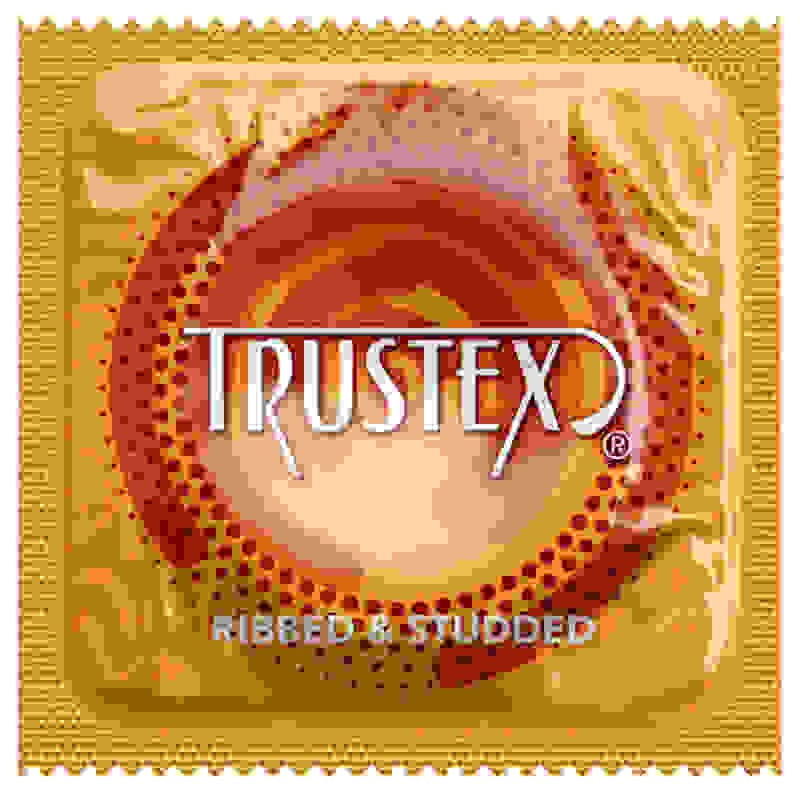 Trustex Ribbed and Studded - 1000 Piece Case