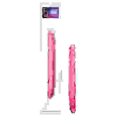 B Yours 14 Inch Double Dildo - Pink