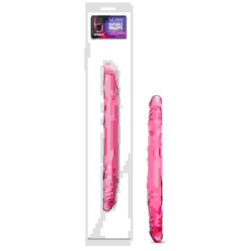 B Yours 14 Inch Double Dildo - Pink