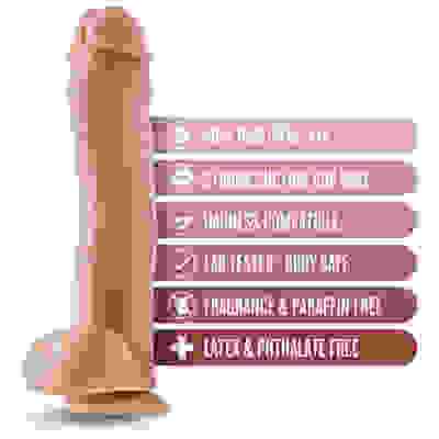 Dr. Skin - Mr. Savage - 11.5 Inch Dildo With Balls - Beige