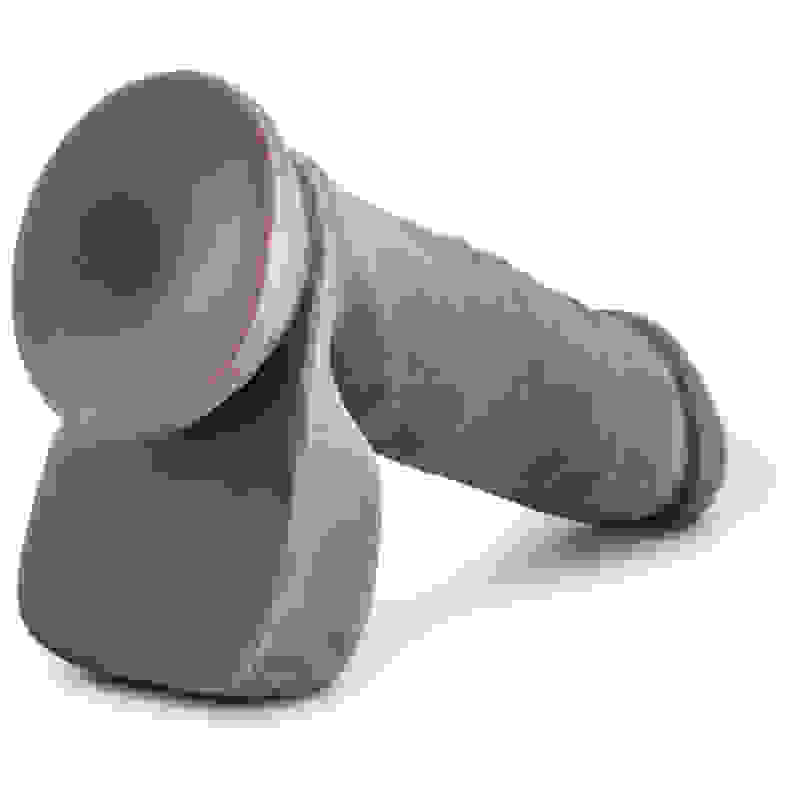 Au Naturel 8 Inch Sensa Feel Dildo - Chocolate