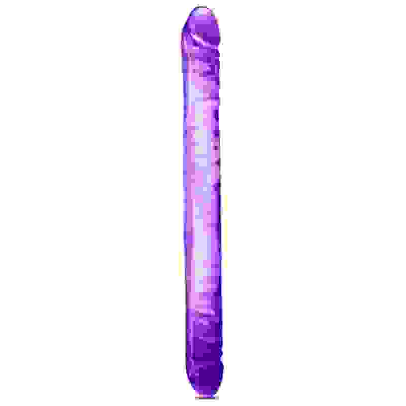 B Yours 18 Inch Double Dildo - Purple