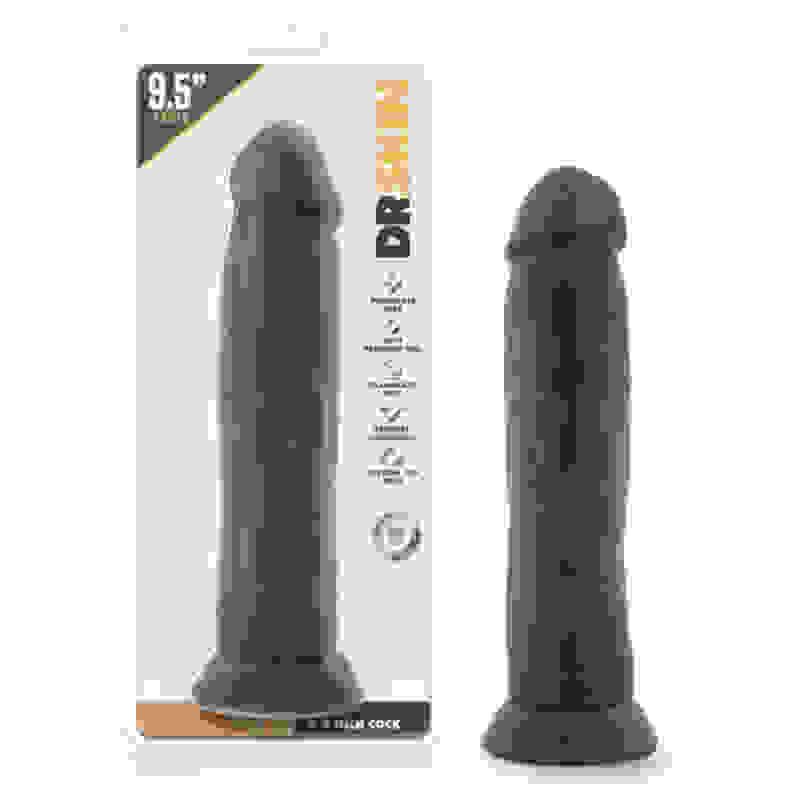Dr. Skin - 9.5 Inch Cock - Chocolate