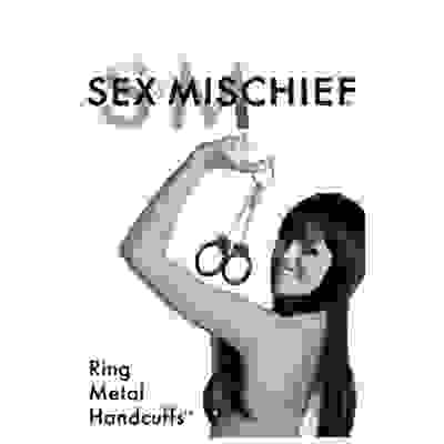 Sex and Mischief Ring Metal Handcuffs