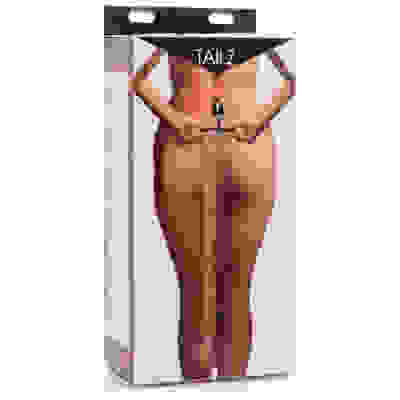 Extra Long Mink Tail Metal Anal Plug