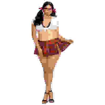 Homeroom Hottie - White/red - Queen Size