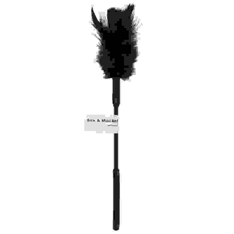 Sex and Mischief Feather Tickler - Black