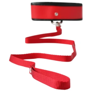 Sex and Mischief Leash and Collar - Red